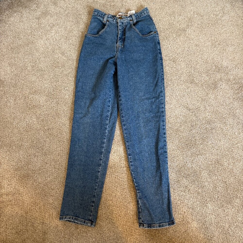 Retro Vintage Nevada high waisted mom jeans Bareback Size 8 Denim 90s Y2K - Picture 4 of 12